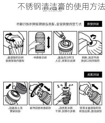 不锈钢清洁膏的使用方法
