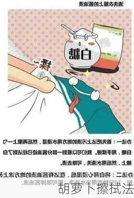 胡萝卜擦拭法