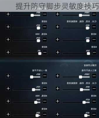 提升防守脚步灵敏度技巧
