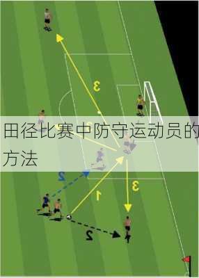 田径比赛中防守运动员的方法