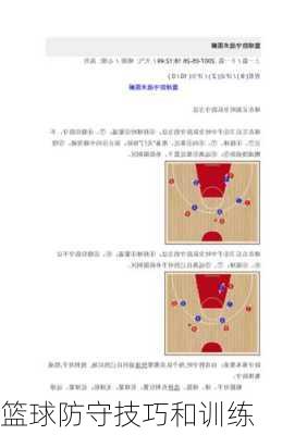 篮球防守技巧和训练