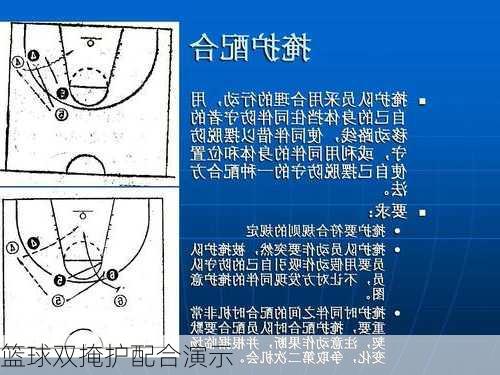 篮球双掩护配合演示