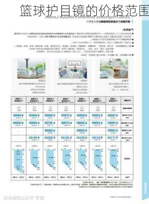 篮球护目镜的价格范围