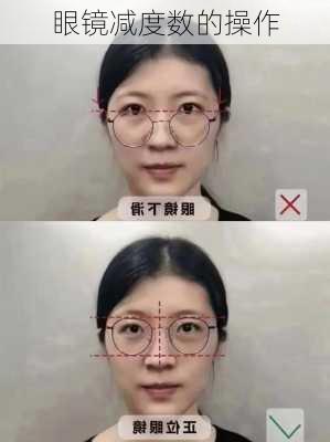 眼镜减度数的操作