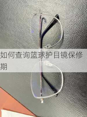 如何查询篮球护目镜保修期