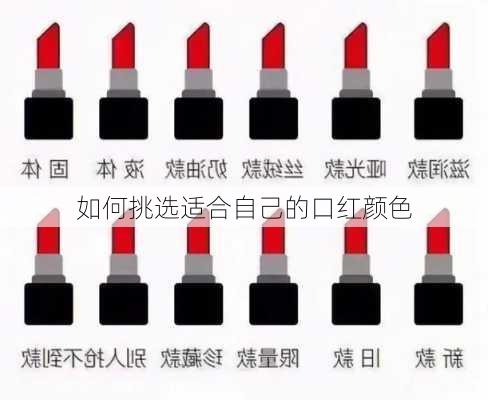如何挑选适合自己的口红颜色