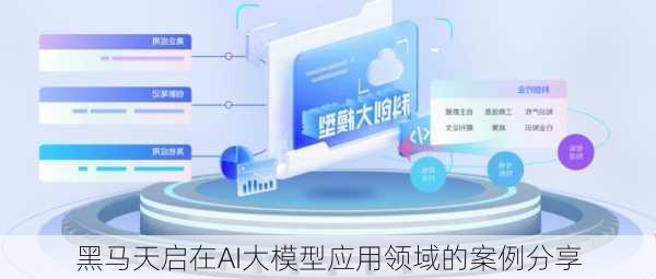 黑马天启在AI大模型应用领域的案例分享