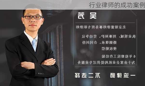 行业律师的成功案例