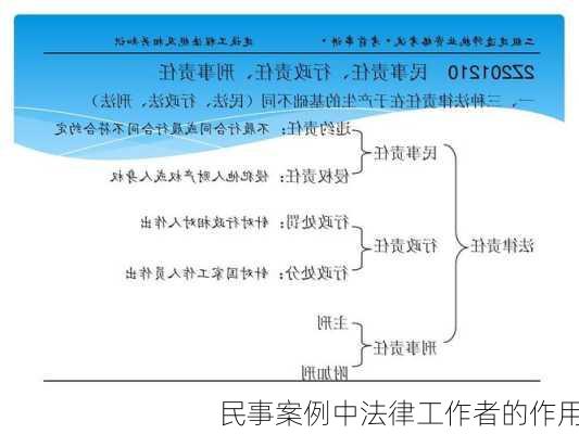 民事案例中法律工作者的作用