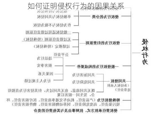 如何证明侵权行为的因果关系