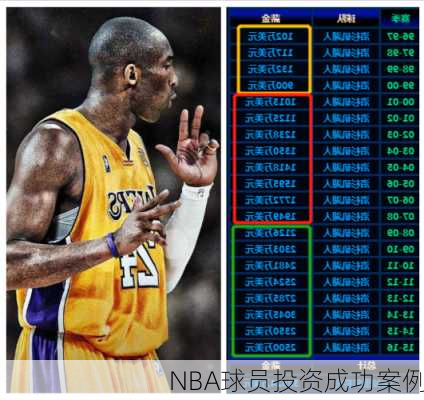 NBA球员投资成功案例