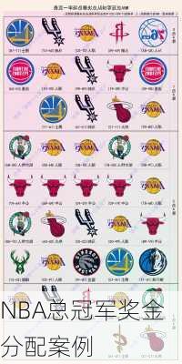 NBA总冠军奖金分配案例