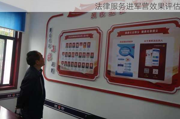 法律服务进军营效果评估