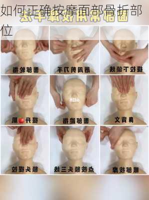 如何正确按摩面部骨折部位