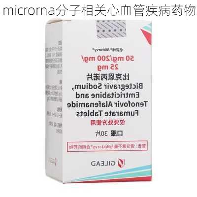 microrna分子相关心血管疾病药物