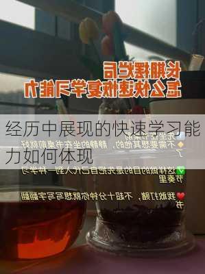 经历中展现的快速学习能力如何体现