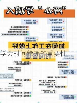 学会时间管理的重要性