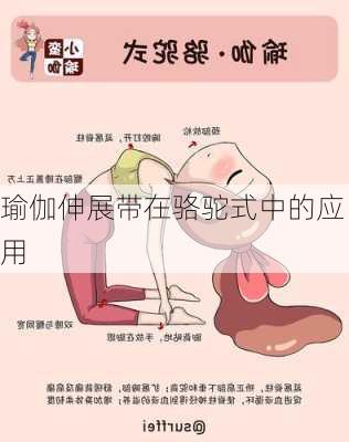瑜伽伸展带在骆驼式中的应用