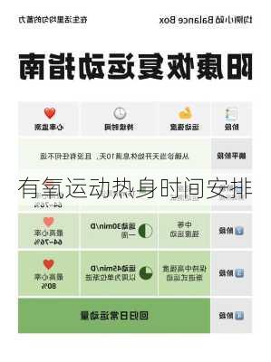 有氧运动热身时间安排