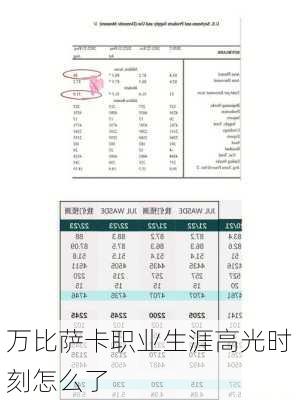 万比萨卡职业生涯高光时刻怎么了