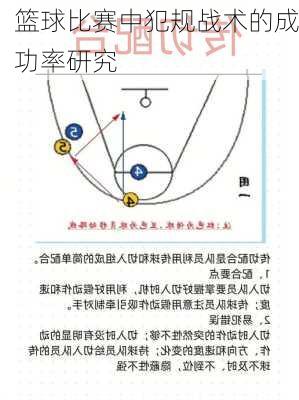 篮球比赛中犯规战术的成功率研究