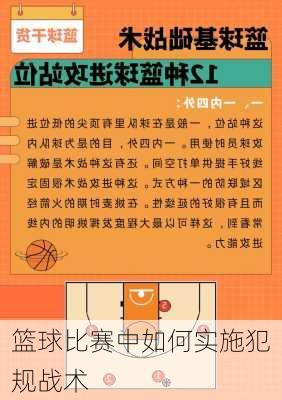 篮球比赛中如何实施犯规战术