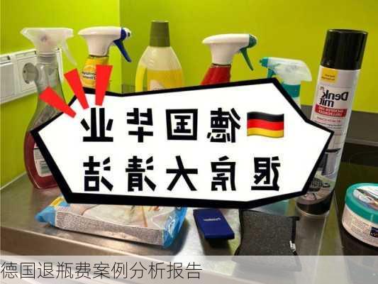 德国退瓶费案例分析报告