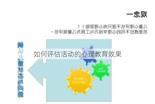如何评估活动的心理教育效果
