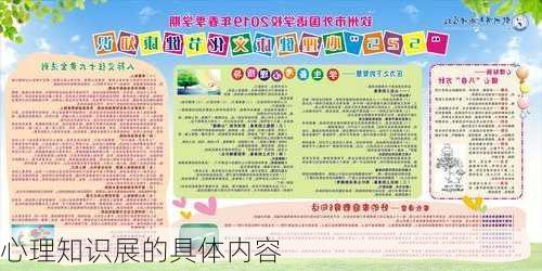 心理知识展的具体内容