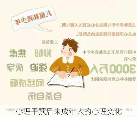 心理干预后未成年人的心理变化