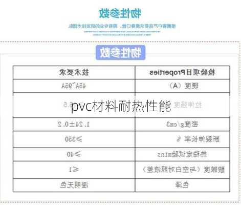 pvc材料耐热性能