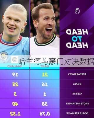 哈兰德与豪门对决数据