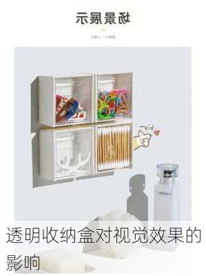 透明收纳盒对视觉效果的影响