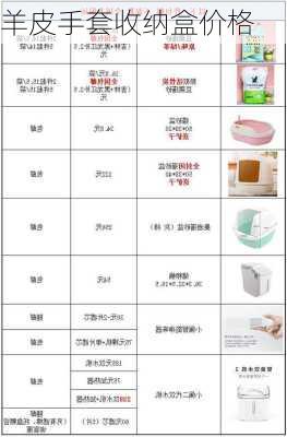 羊皮手套收纳盒价格