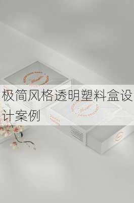 极简风格透明塑料盒设计案例