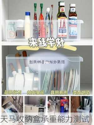 天马收纳盒承重能力测试