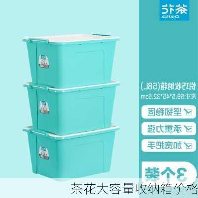 茶花大容量收纳箱价格