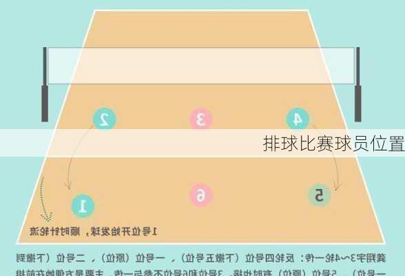 排球比赛球员位置