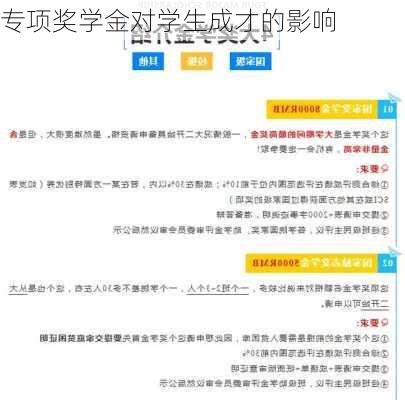 专项奖学金对学生成才的影响