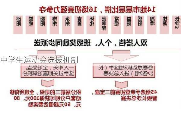 中学生运动会选拔机制