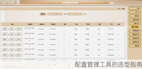 配置管理工具的选型指南