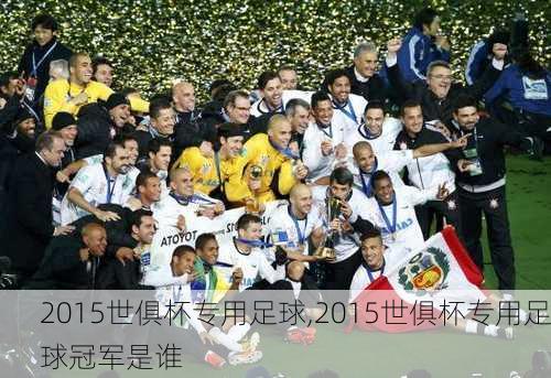 2015世俱杯专用足球,2015世俱杯专用足球冠军是谁