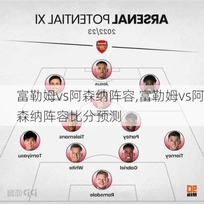 富勒姆vs阿森纳阵容,富勒姆vs阿森纳阵容比分预测