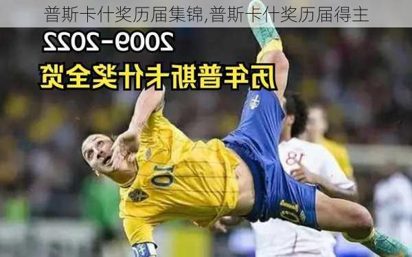 普斯卡什奖历届集锦,普斯卡什奖历届得主