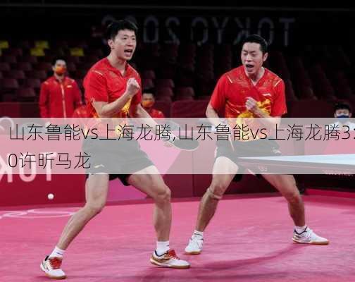 山东鲁能vs上海龙腾,山东鲁能vs上海龙腾3:0许昕马龙