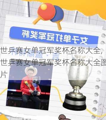 世乒赛女单冠军奖杯名称大全,世乒赛女单冠军奖杯名称大全图片