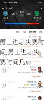 勇士进总决赛时间,勇士进总决赛时间几点