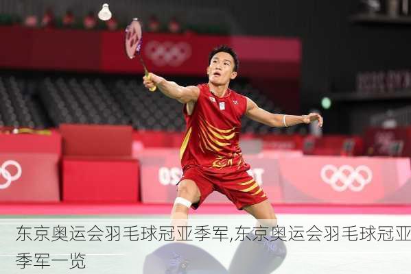 东京奥运会羽毛球冠亚季军,东京奥运会羽毛球冠亚季军一览