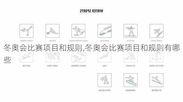 冬奥会比赛项目和规则,冬奥会比赛项目和规则有哪些
