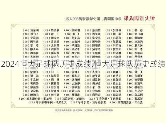 恒大足球队历史成绩,恒大足球队历史成绩